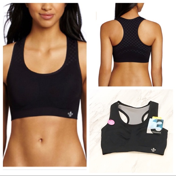 Lily of France Other - Lily of France Sports Bra Reversible Medium Black